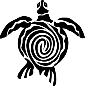 Maori Schildkröte Motiv